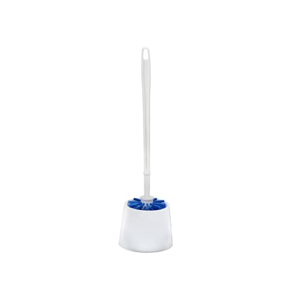 Economy Toilet Bowl Brush With Caddy, PK12